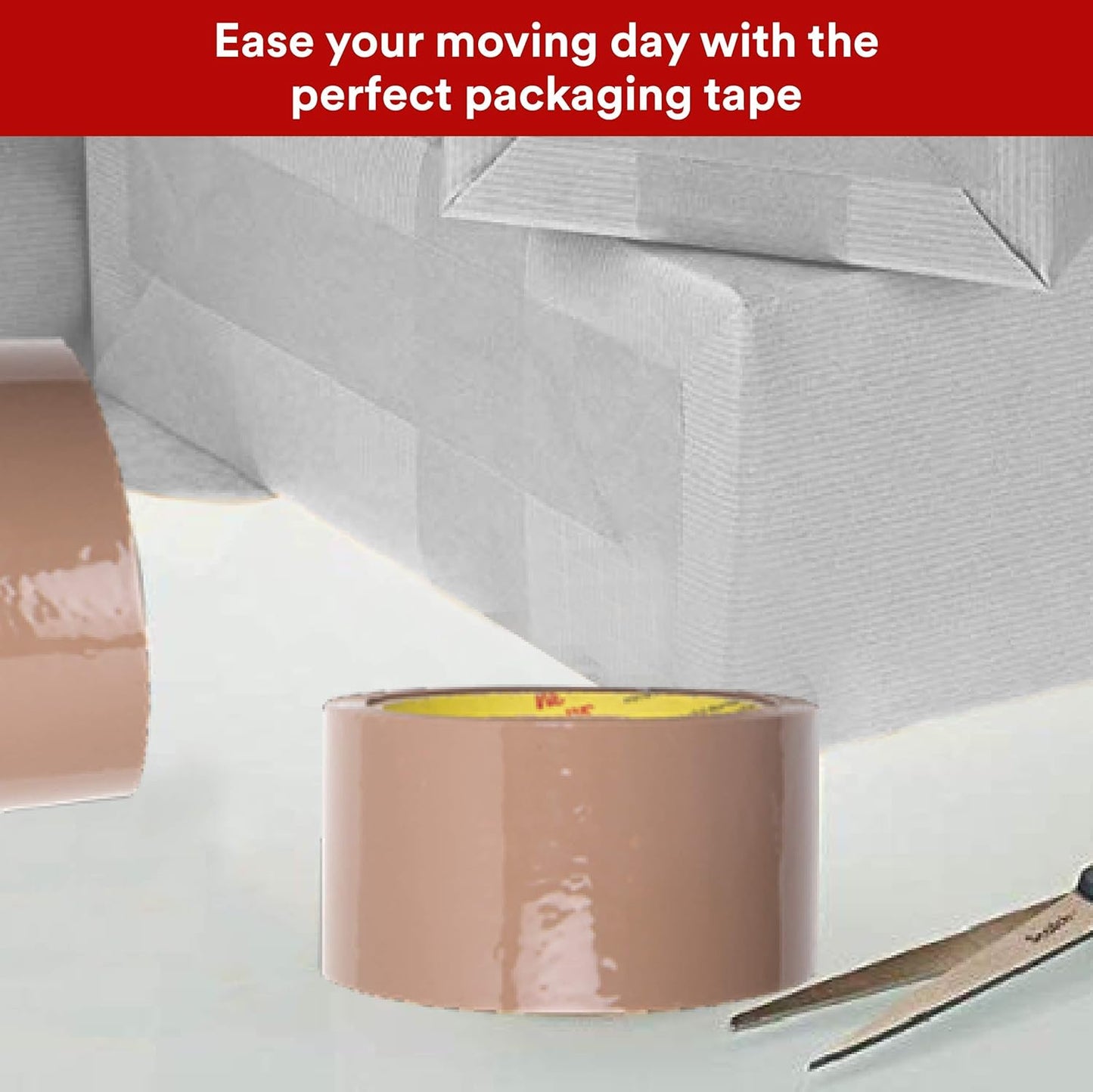 Premium Packaging Tape – Strong Adhesive, Non-Toxic, Wide Temperature Range | Heavy-Duty Sealing Tape for Boxes & Shipping