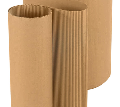 Wrightsellers Blueprint 2-Ply Corrugated Packaging Roll – Brown (150/120 GSM, 26 Inch × 5 Meter) | Heavy-Duty Cushioning & Packing Material