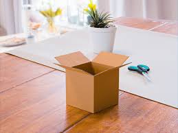 Wrightsellers 4x4x4 Corrugated Carton Box | 3-Ply Compact Packing Box for Small Goods, Gifts & Storage | Eco-Friendly & Durable