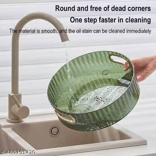 Wrightsellers Multi-Purpose 360° Rotating Organizer Tray | Lazy Susan Revolving Tray for Kitchen, Spices, Cosmetics & Home Storage (White)